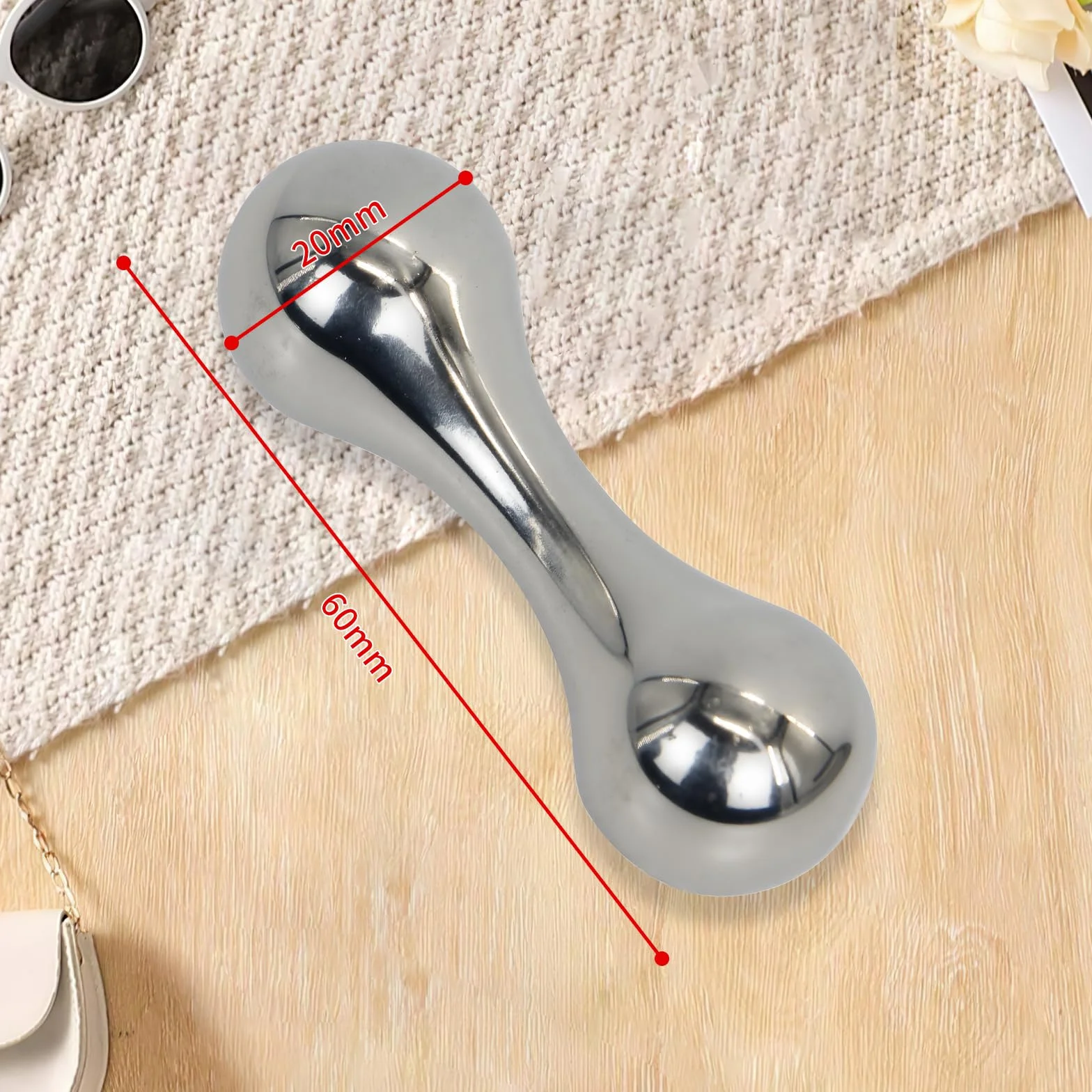 Metalowe zabawki fidget, kość knucklebone, zabawka na biurko, antystresowe, fajne gadżety biurowe, prezent dla dorosłych mężczyzn