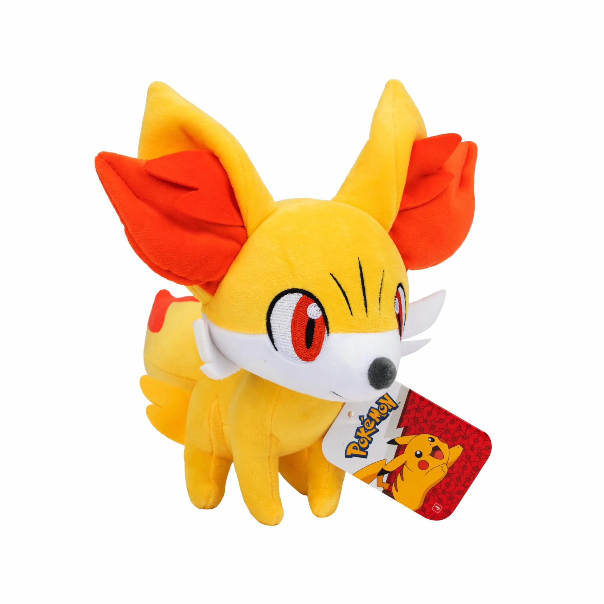 Pokémon Plush 20 cm PKW4587 Fennekin - Yellow/Orange - Official Pokemon stuffed collectible toy for children 2+