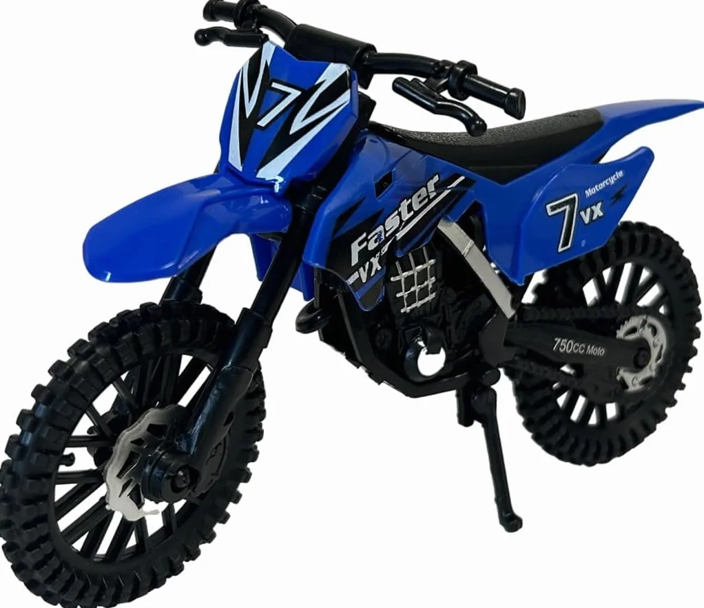 Model motocykla zabawka krzyżowa 1:12 skala motocross z funkcjonalnym zawieszeniem dla dzieci gra