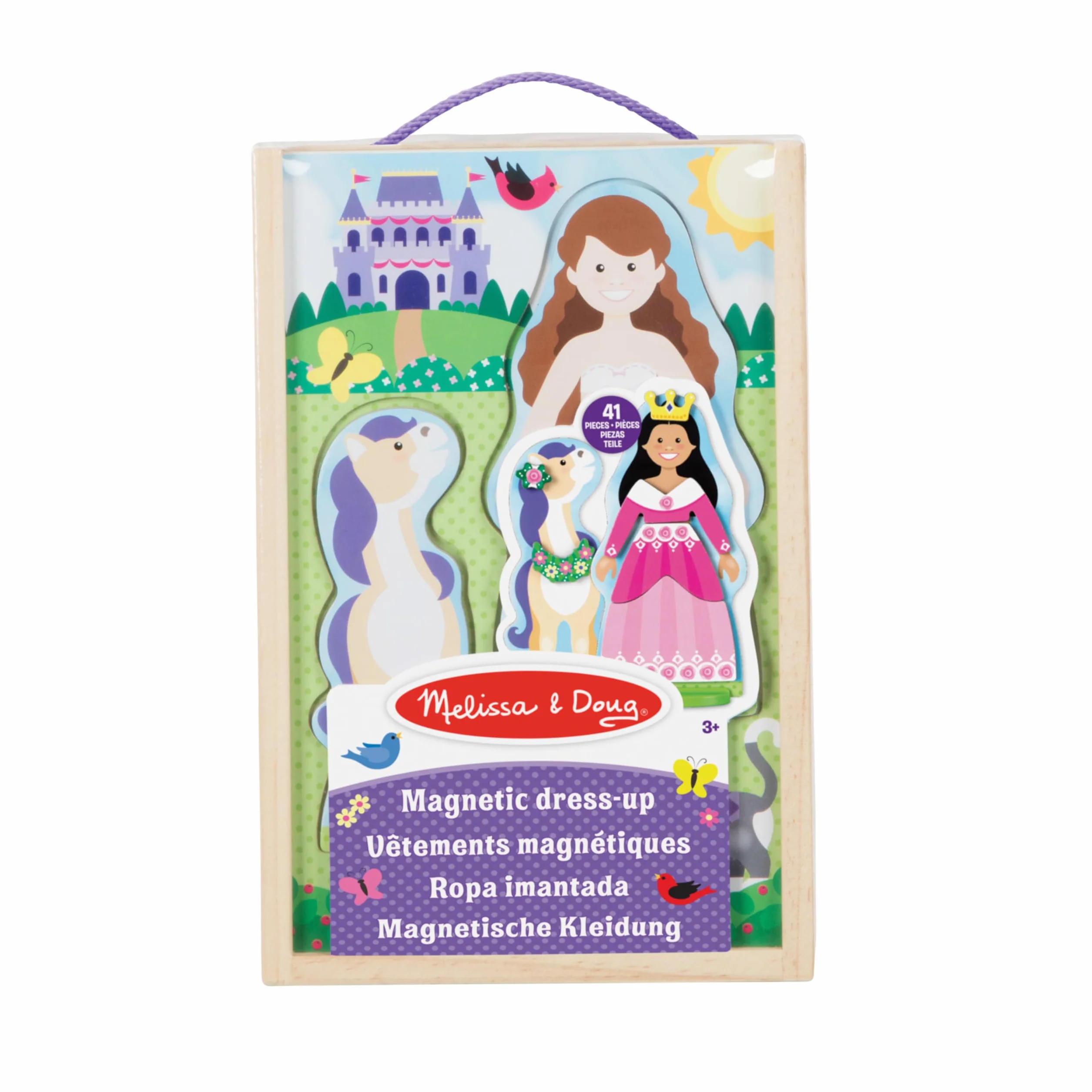 Melissa & Doug Princess Magnetic Dress-Up Play Set, Pretend Play Toy, Cognitive Skills, 3+, Gift for Boy or Girl