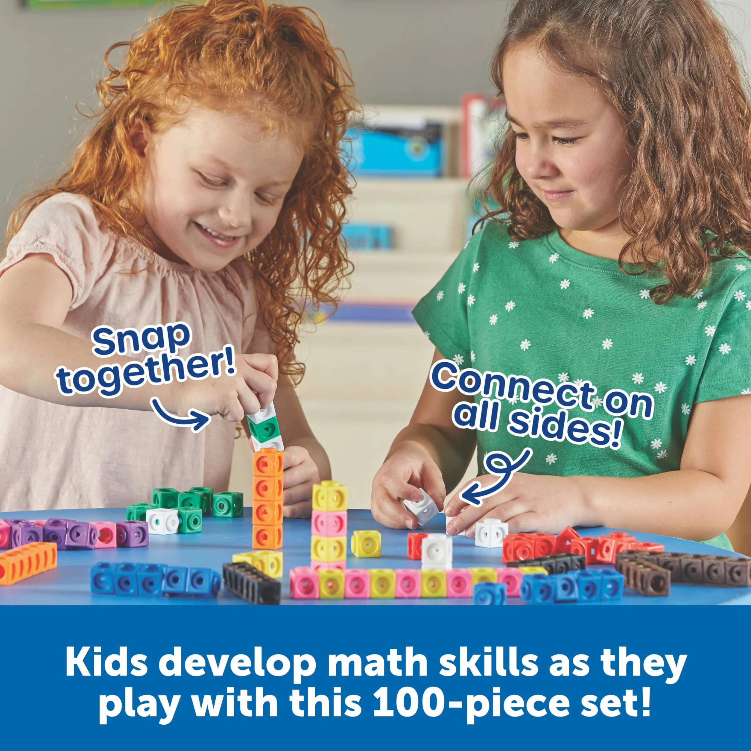Learning Resources MathLink Kostki 100 Kawałek Zestaw