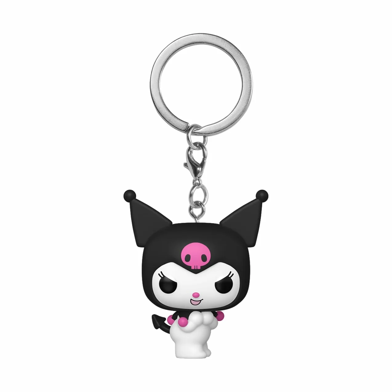 Funko Pop! Keychain: Sanrio - Kuromi - Hello Kitty - Nowatorski breloczek do kluczy - Winylowa mini figurka do kolekcjonowania - wypełniacz pończoch - pomysł na prezent - oficjalne towary handlowe