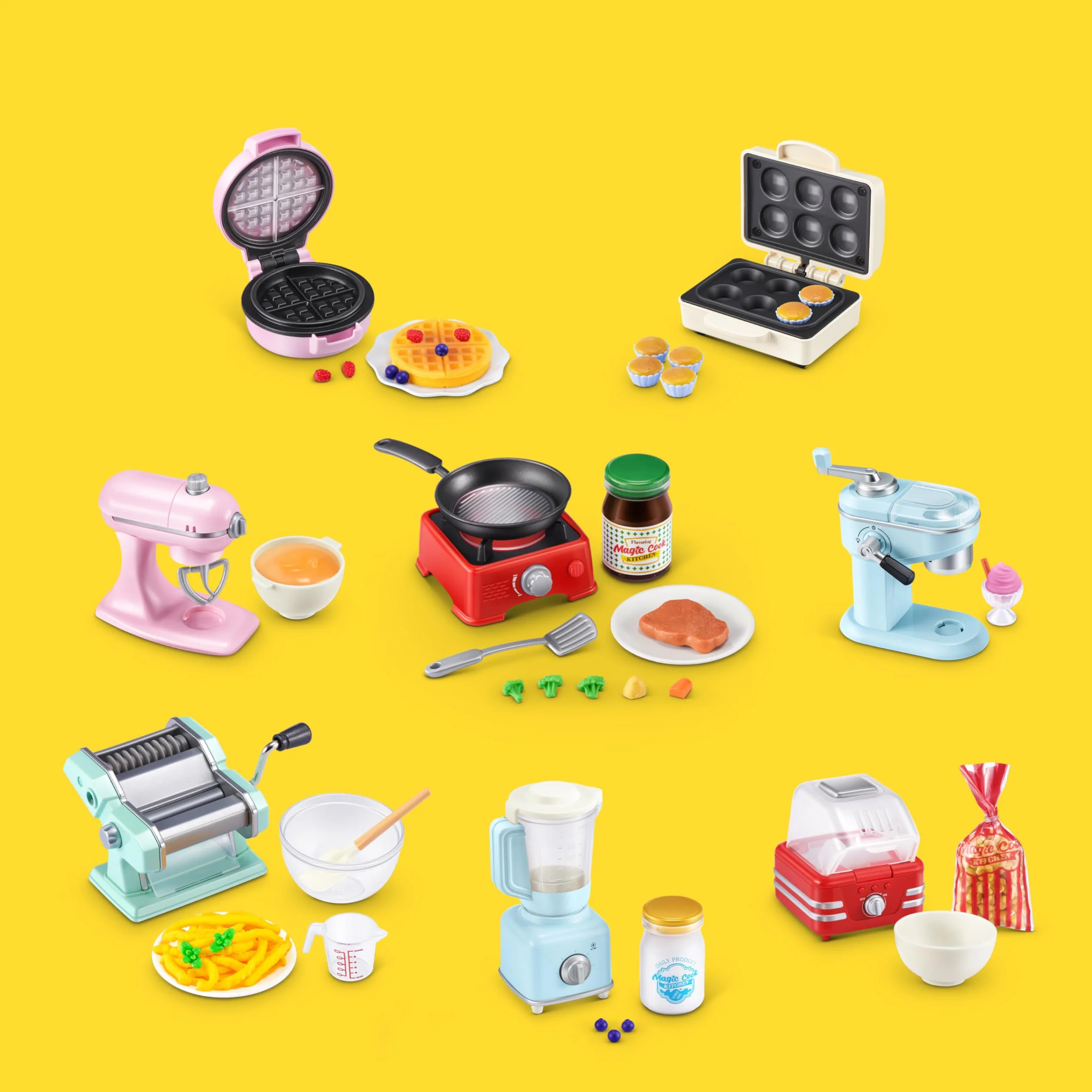 MINI BRANDS Magiczna seria kucharska 1 maszyna do gotowania - kostka