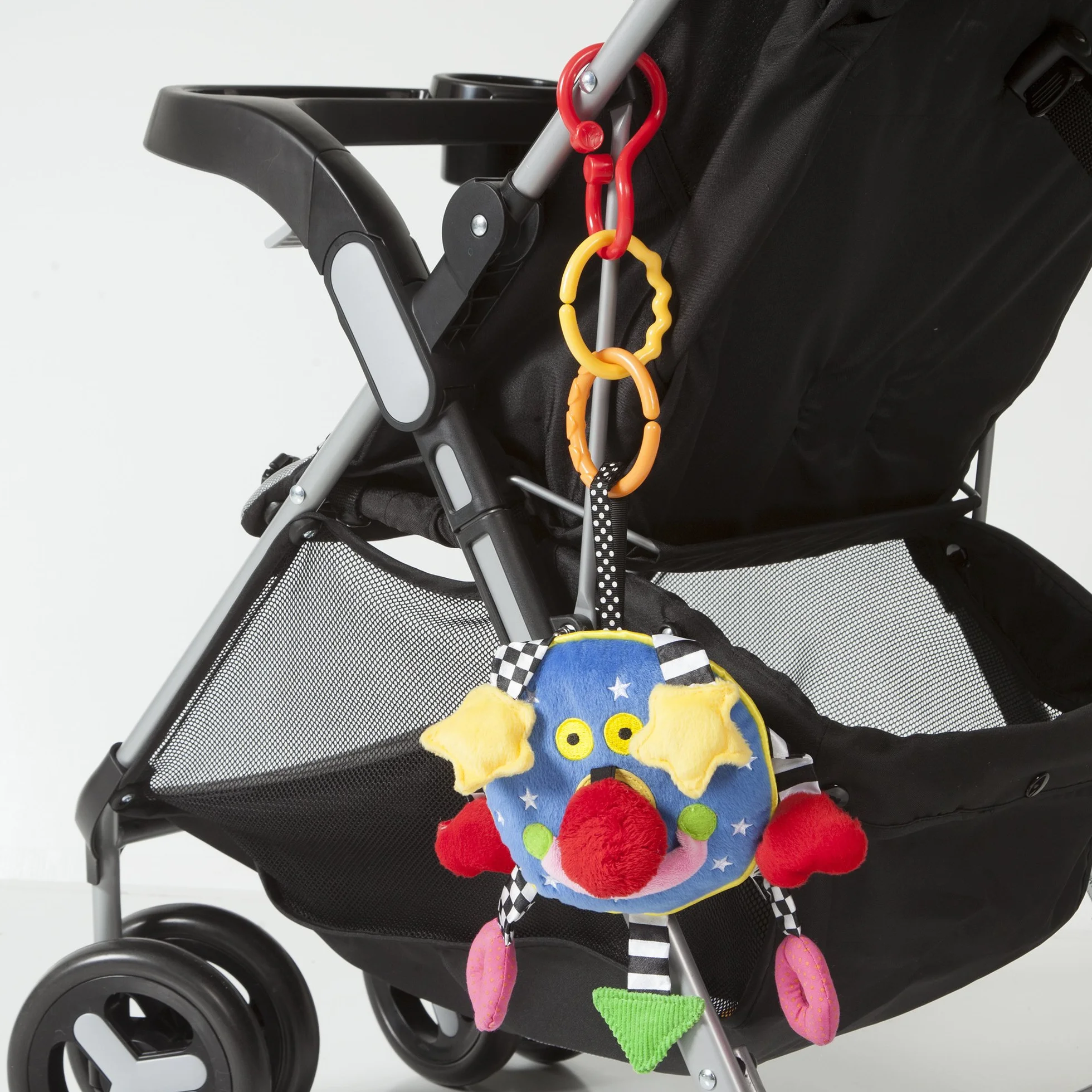 Manhattan Toy Baby Whoozit zabawka do wózka dziecięcego i aktywności w podróży, 15,2 cm