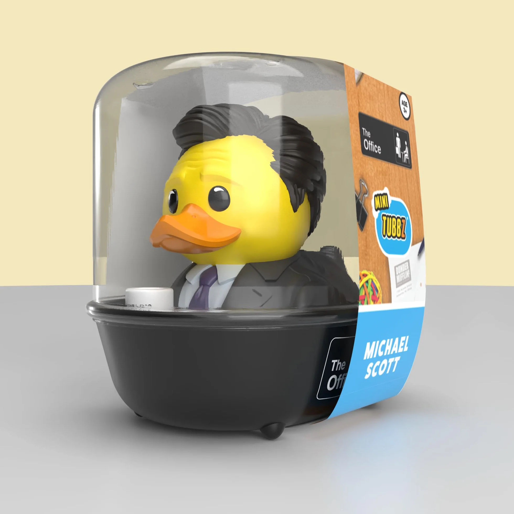 TUBBZ Mini: The Office - Michael Scott Cosplay gumowa kaczka winylowa figurka