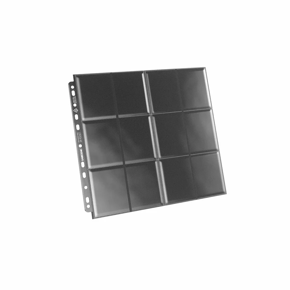 Gamegenic, 24-Pocket Sideloading Pages 10pcs pack Black