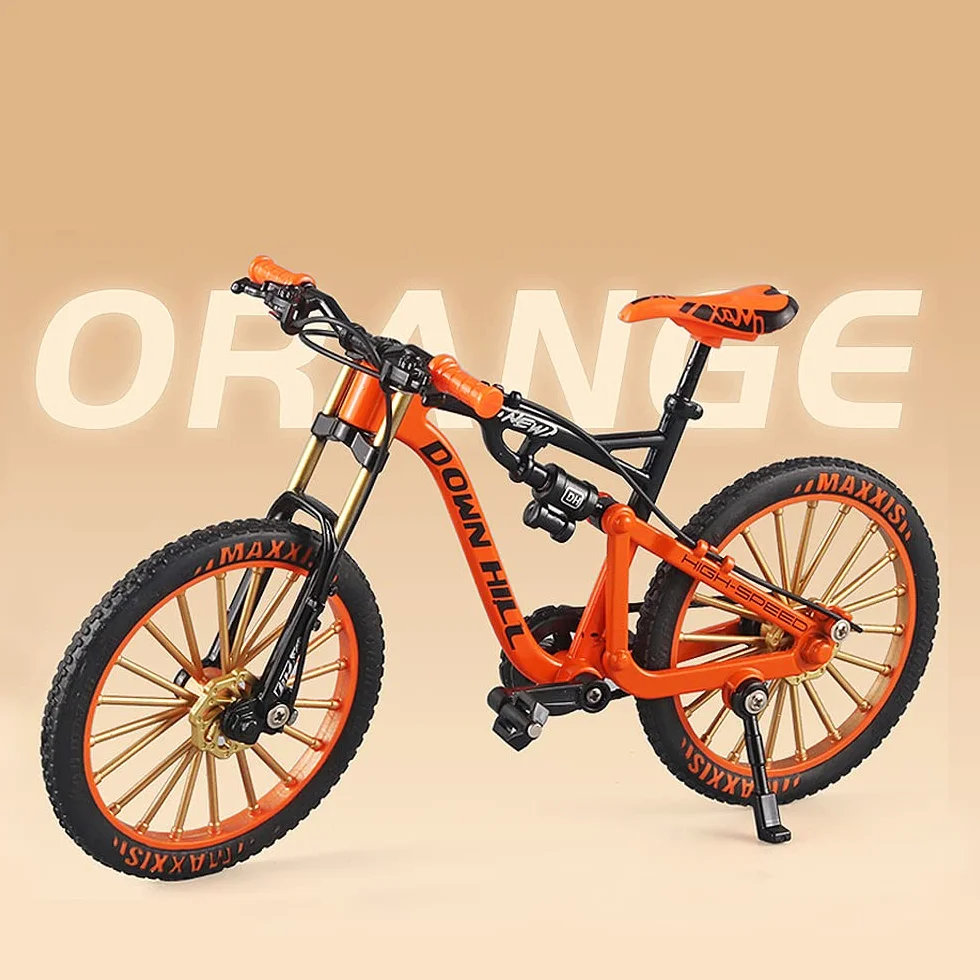 Jiahuade Model roweru, zabawka na palec, miniaturowy rower górski, rower górski, model BMX (N)