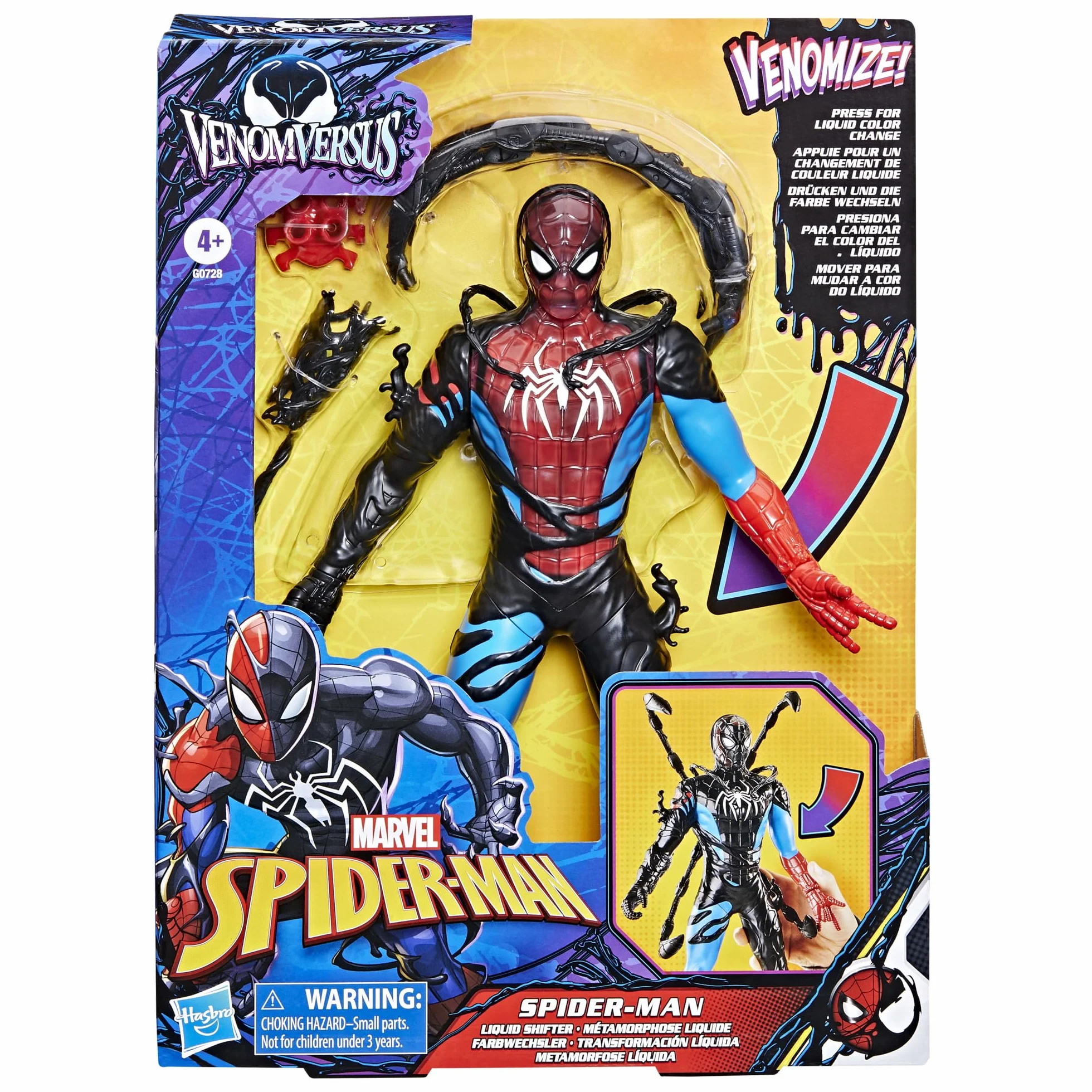 Figurka Spider-Man Liquid Shifter z kolekcji Marvel Spider-Man VenomVersus z dodatkami