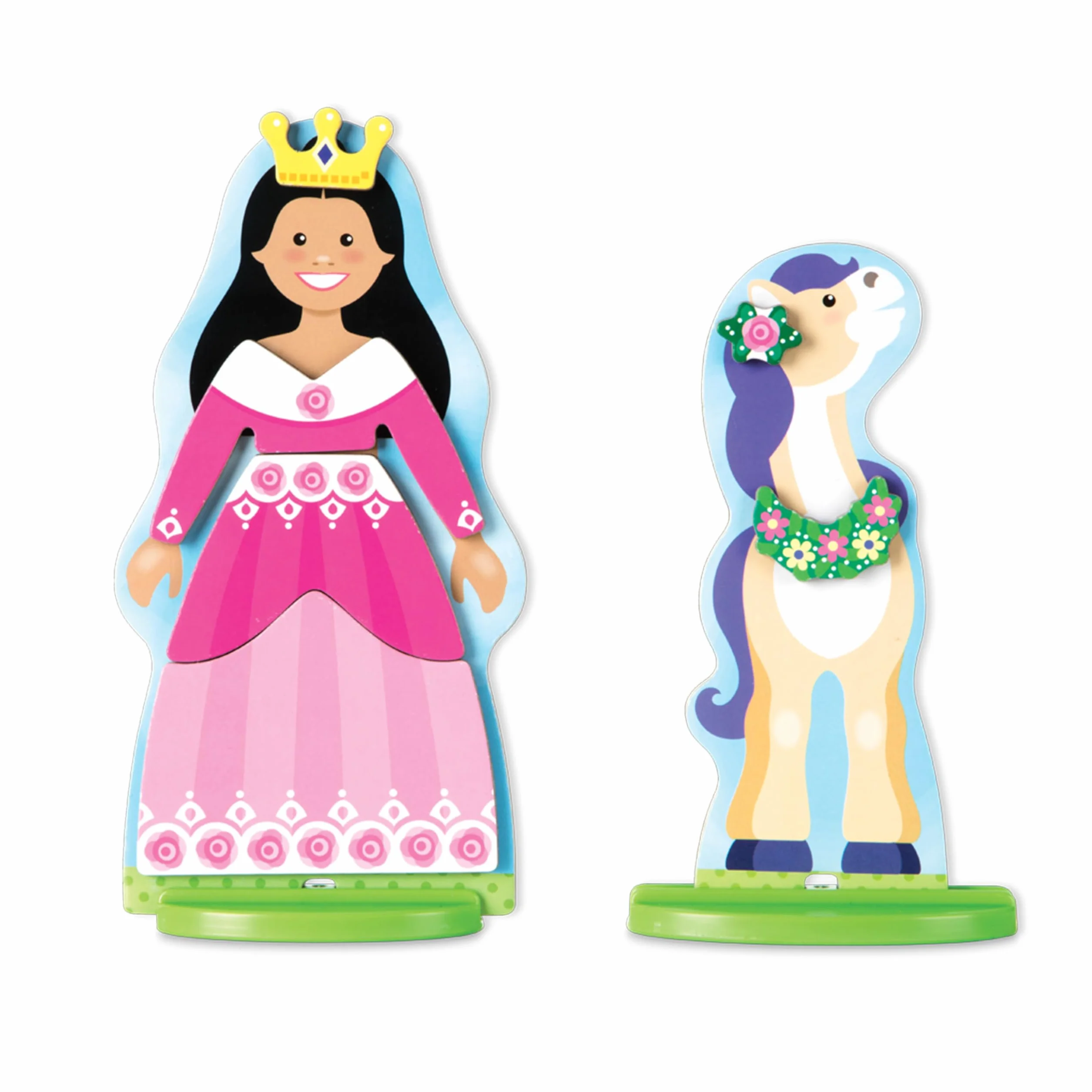 Melissa & Doug Princess Magnetic Dress-Up Play Set, Pretend Play Toy, Cognitive Skills, 3+, Gift for Boy or Girl