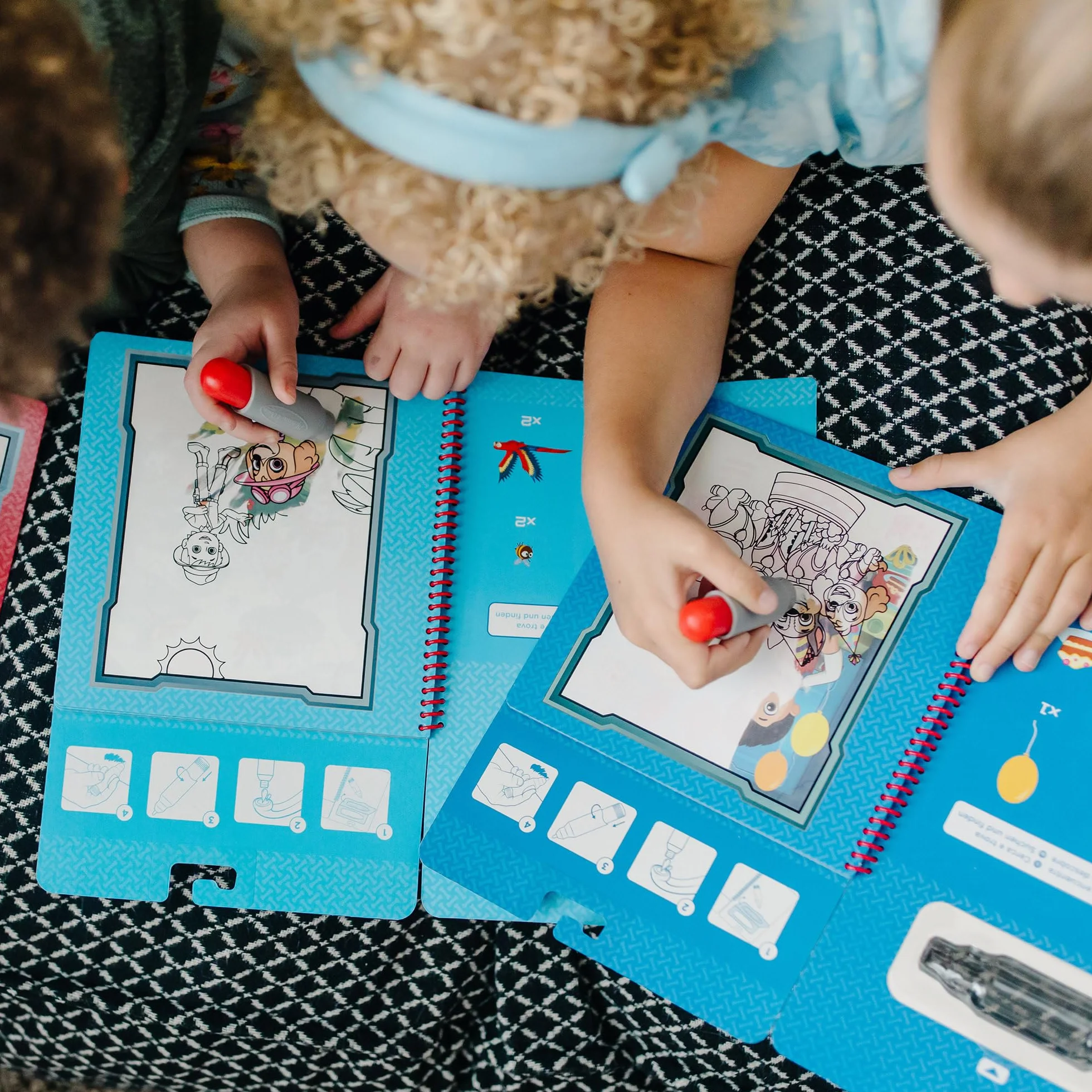 Melissa & Doug PAW Patrol Water Wow! kolorowanka wodna z Skye, Chase & Marshall | zestaw Tablice do kolorowania wielokrotnego użytku | zabawka podróżna | 3+ | prezent dla chłopca lub dziewczynki