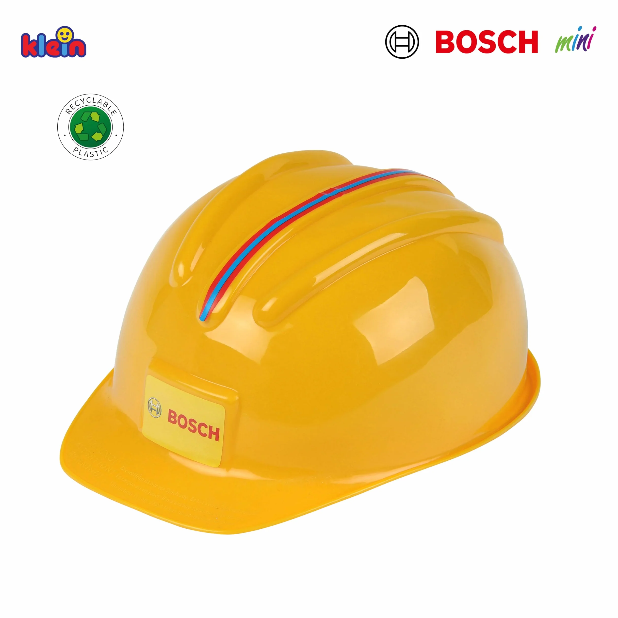Theo Klein 8127 Kask budowlany Bosch z regulacją wielkości dla dzieci