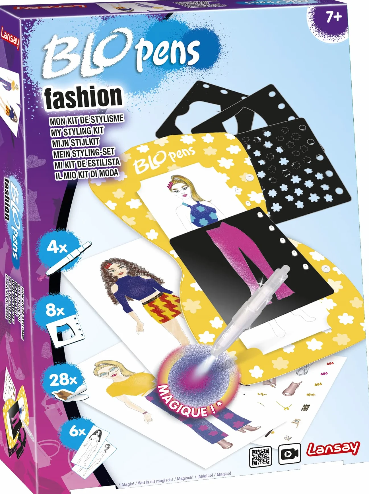 Lansay- Blopens Fashion-Mon Zestaw Stylizacyjny, 23641