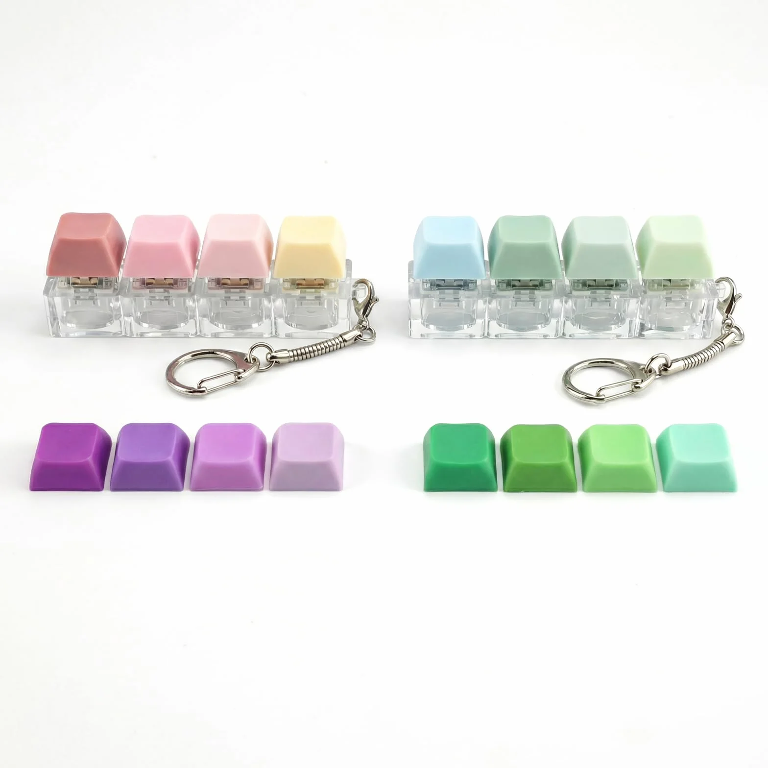 Fidget Toys klawiatura antystresowa dla dorosłych z 8 nakładkami