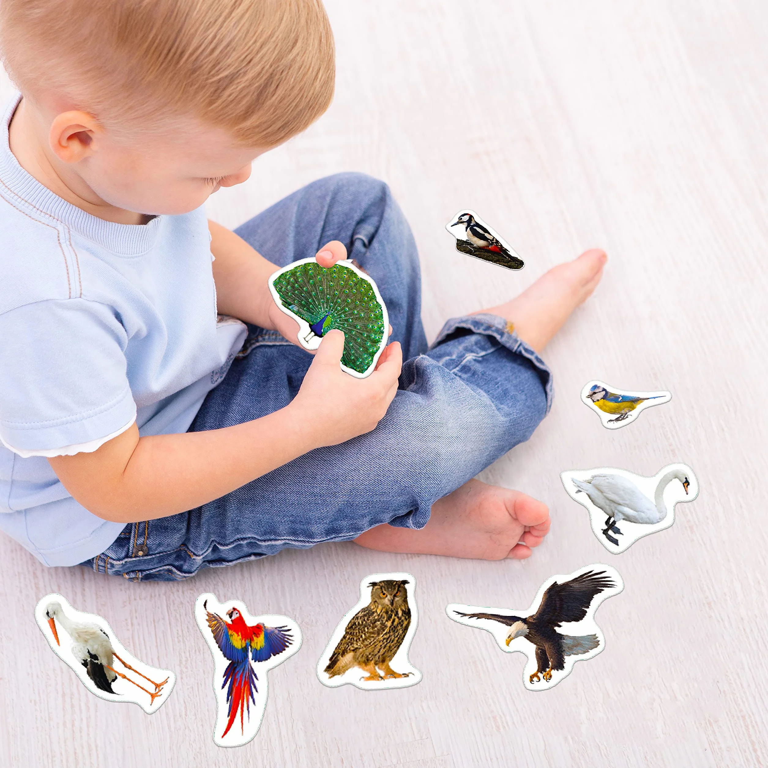 Montessori magnesy dla dzieci – 25 realistycznych magnesów na lodówkę dla dzieci – Montessori zabawka edukacyjna dla małych dzieci i przedszkola – magnetyczny zestaw zwierząt do przedszkola – prezent