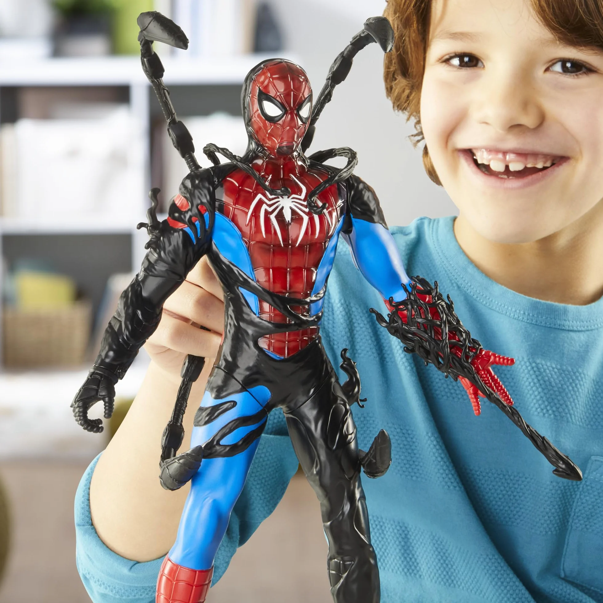 Figurka Spider-Man Liquid Shifter z kolekcji Marvel Spider-Man VenomVersus z dodatkami
