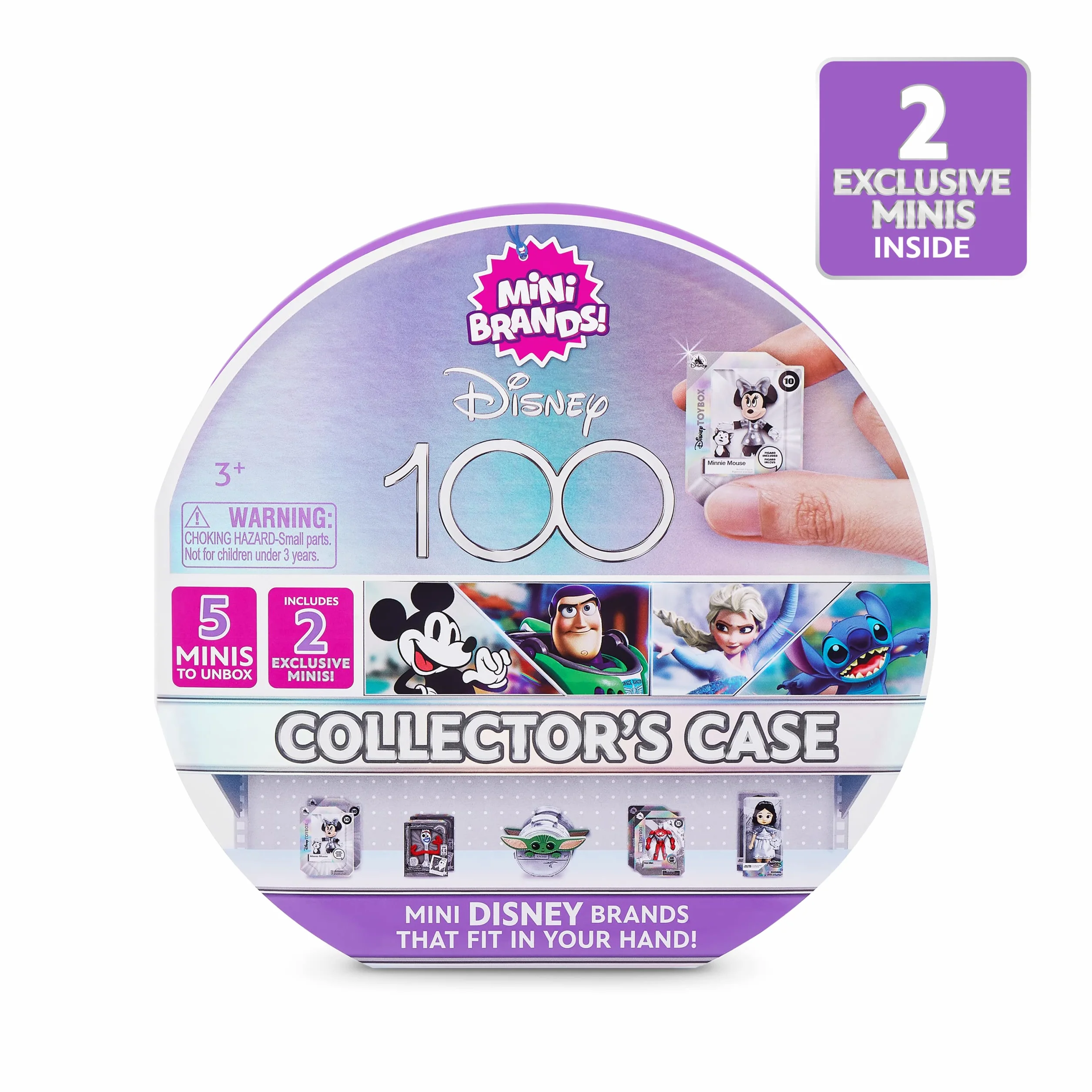 5 Surprise 77448 Years of Wonder, Mini Brands Platinum Limited Edition Etui kolekcjonerskie, Disney 100, S