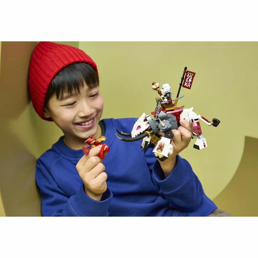 LEGO NINJAGO Zilvar i smocza bestia Grimtak, zabawka konstrukcyjna, klocki dla chłopca lub dziewczynki, zestaw z figurką smoka i minifigurkami, pomysł na prezent dla dziecka od 7 lat 71863